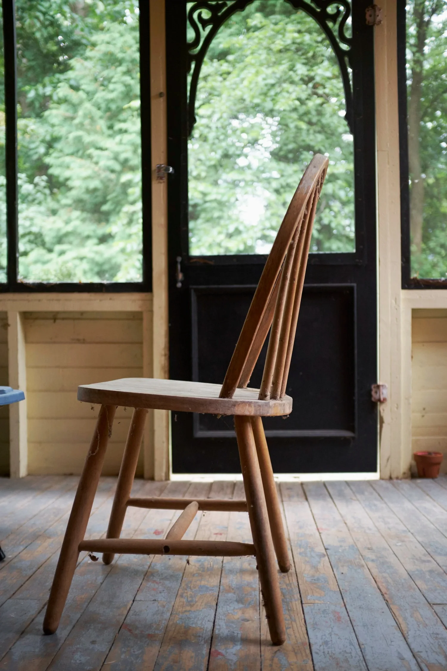 Handcrafted woodwork detail