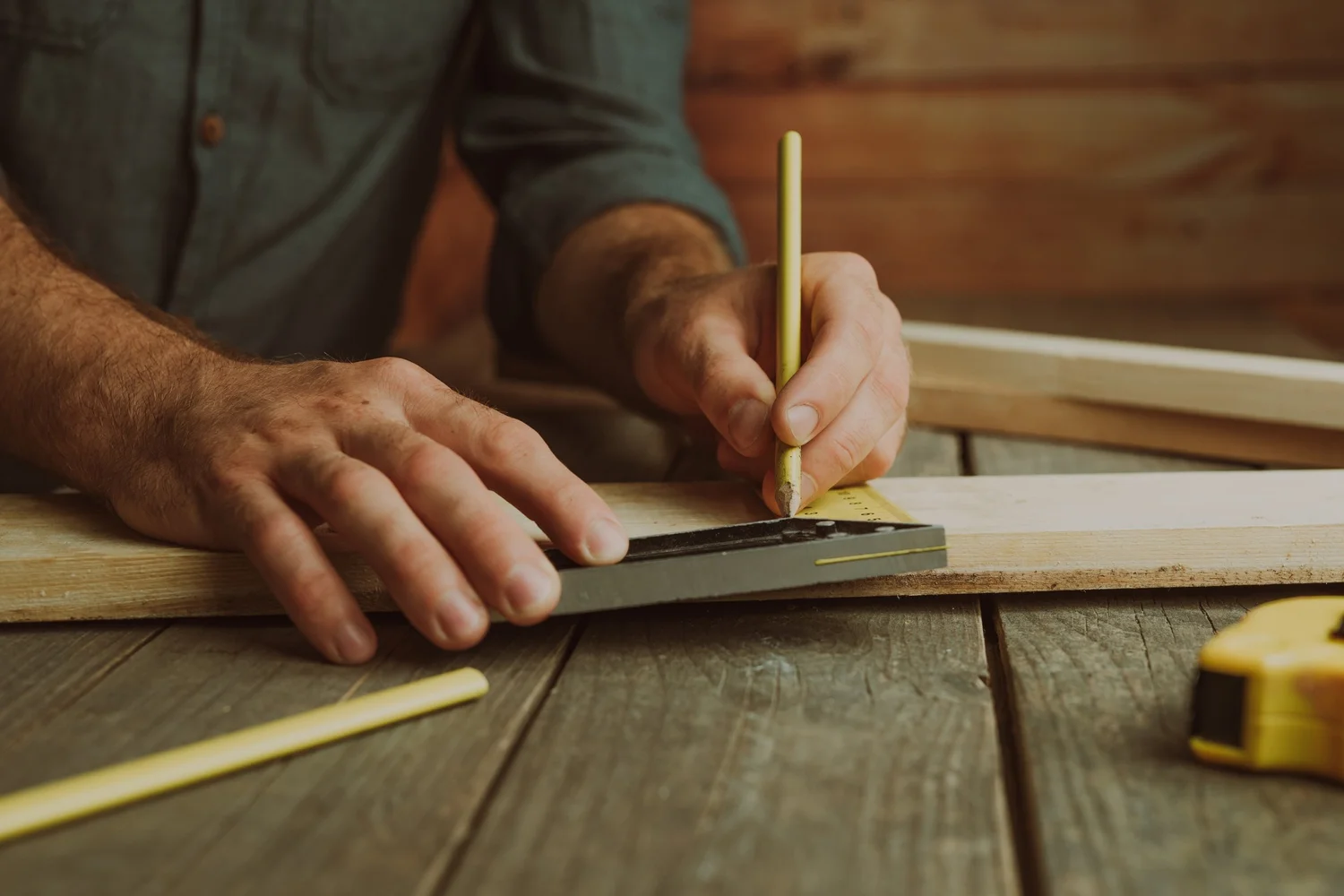Handcrafted reclaimed-fir woodwork — The Vow Frame